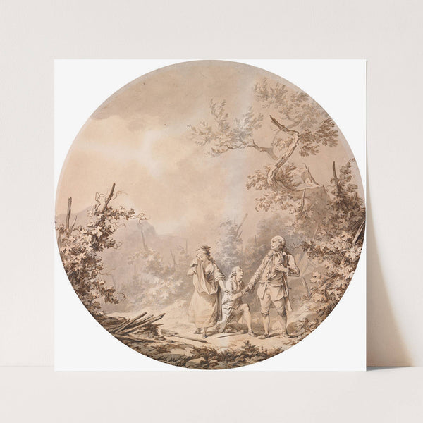 The Plea (1776) by Philip James de Loutherbourg