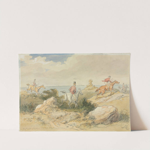 The Pleasures of Hunting (c. 1833–82) by Hablot Knight Browne