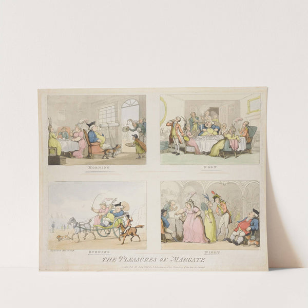 The pleasures of Margate (1800) by Thomas Rowlandson