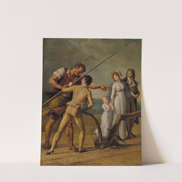 The Ploughing Lesson; a Study For ‘l’agriculture’ by François-André Vincent