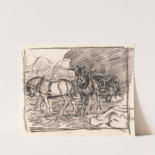 The Ploughing Team (1906) by Robert Polhill Bevan