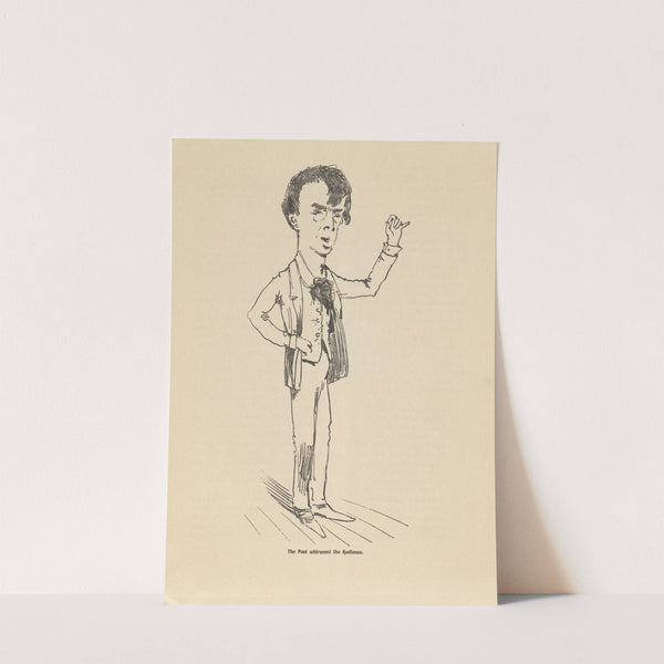 The poet addressed the audience by William Orpen