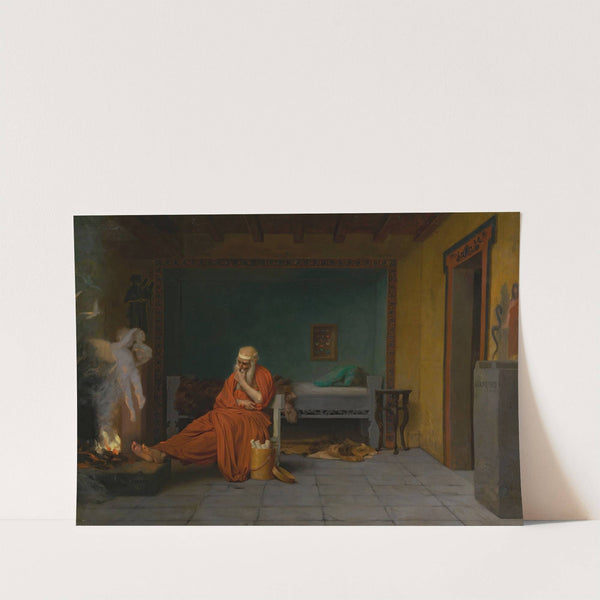 The Poet Dreams of Cupid by the Fire by Jean-Léon Gérôme