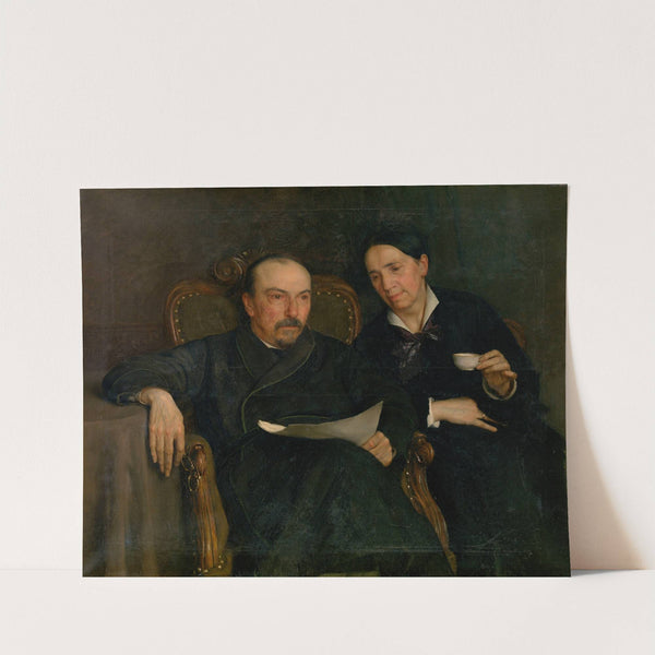 The Poet Jan Van Beers and his Wife, The Artist's Parents by Jan van Beers