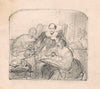 The Poet John Milton Dictates Paradise Lost to his Daughters