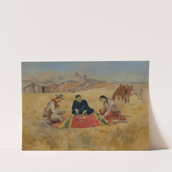 The Poker Game (1894) by Charles Marion Russell