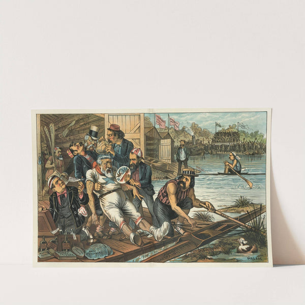 The political Courtney (1884) by Bernhard Gillam