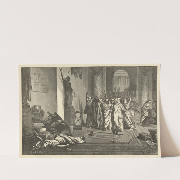 The political death of the bogus Caesar (1869) by Thomas Nast