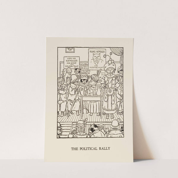 The political rally (1926) by William Ely Hill