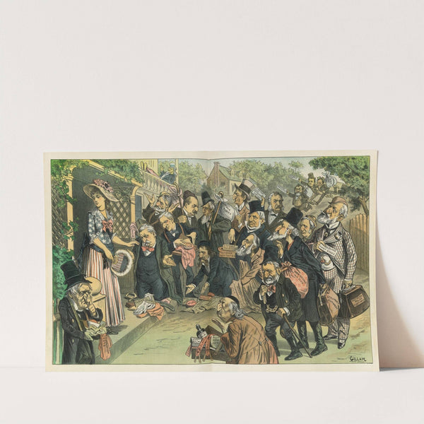 The political Sam’ls of Posen (1883) by Bernhard Gillam