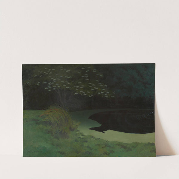 The Pond (Honfleur) (1909) by Félix Vallotton
