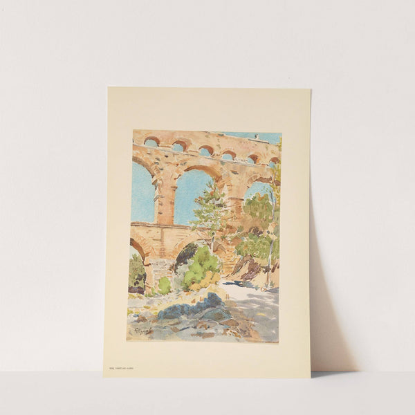 The Pont du Gard (1925) by Pierre Vignal