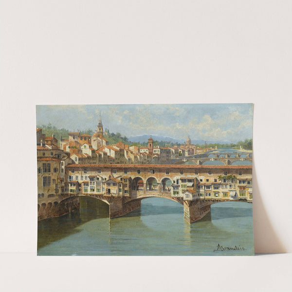 The ponte Vecchio, Florence by Antonietta Brandeis