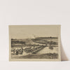The pontoon bridges. (1876) by Edwin Forbes