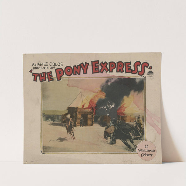 The Pony Express by James Cruze