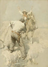 The Pony Express Rider and Road-Agent