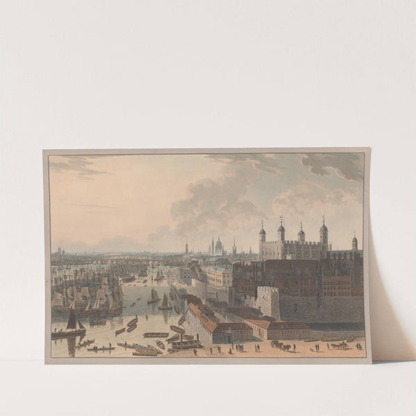 The Pool and the Tower (1804) by William Daniell