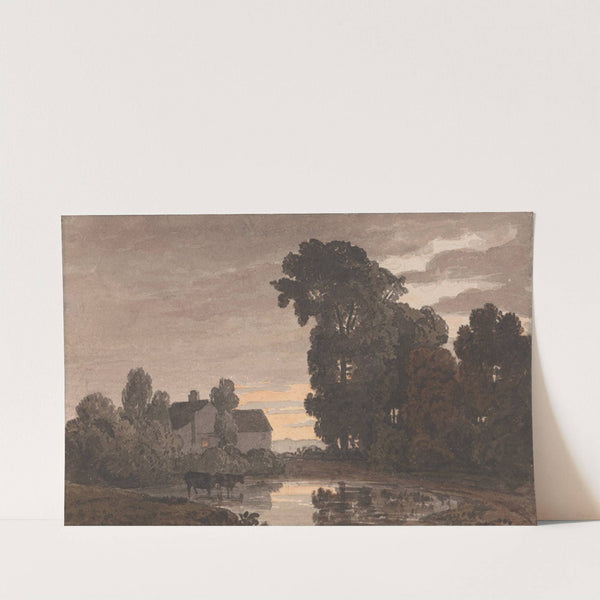 The Pool at Evening by George Barret Jr.