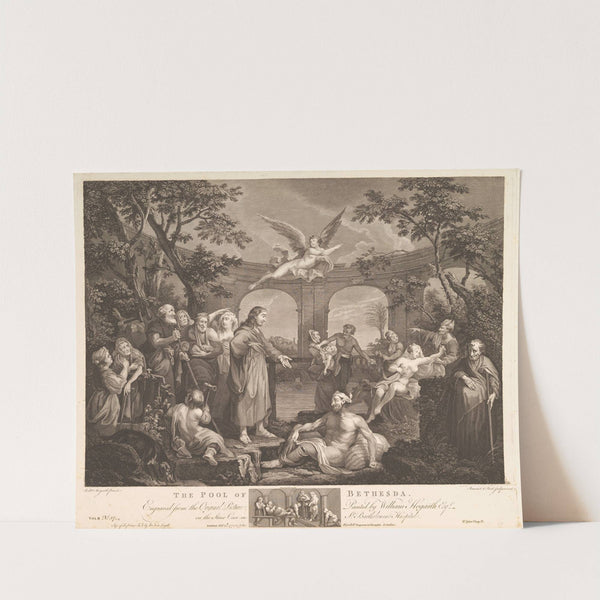 The Pool of Bethesda (St. John, Chapter 5) (1772) by Simon François Ravenet