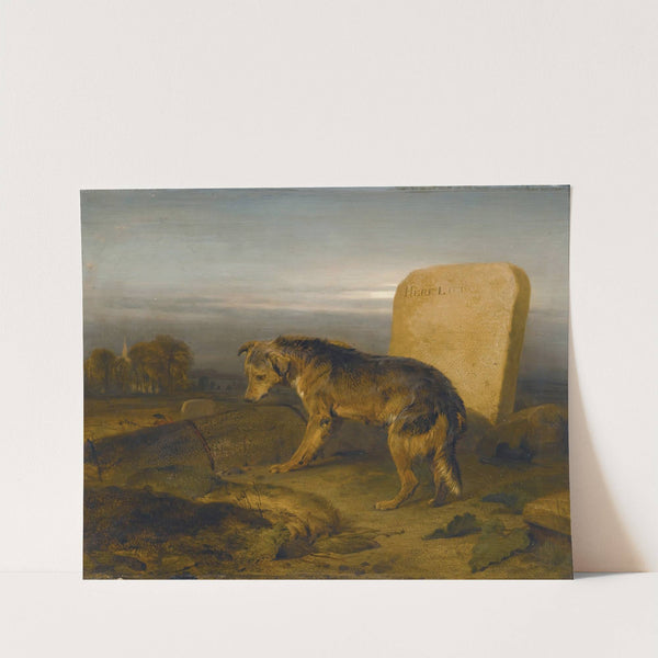 The Poor Dog (The Shepherd's Grave) by Sir Edwin Henry Landseer