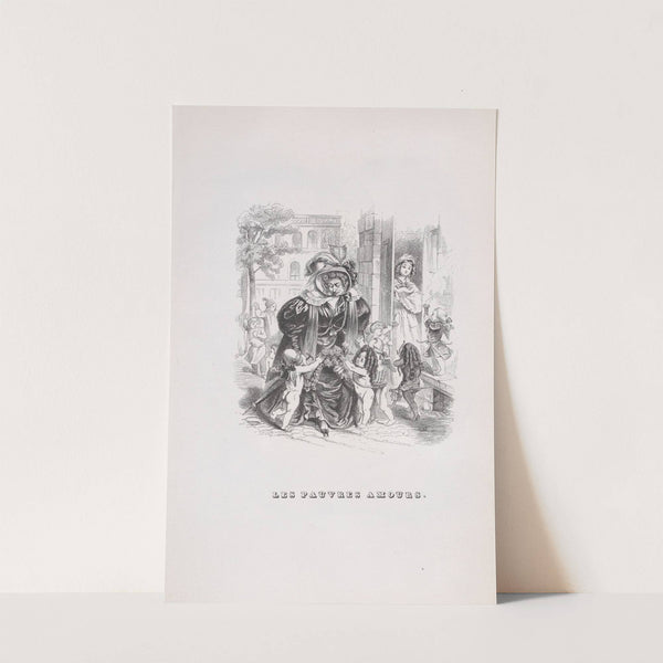 The Poor Putti by J. J. Grandville