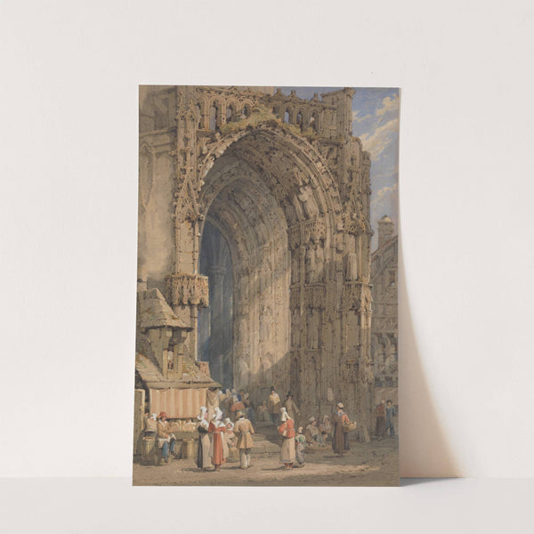 The Porch, Reims Cathedral by Samuel Prout