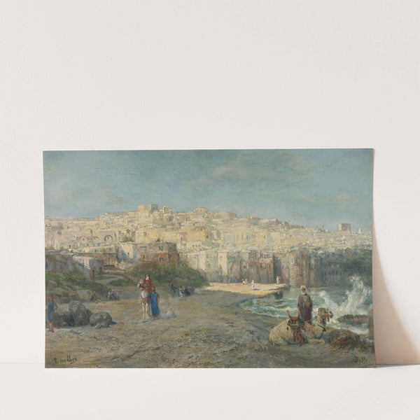The Port Of Jaffa by Pierre Tetar van Elven