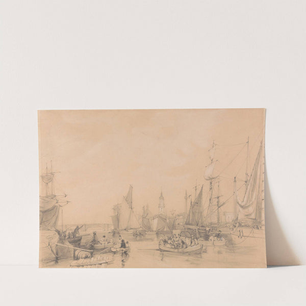 The Port of London by William Parrott