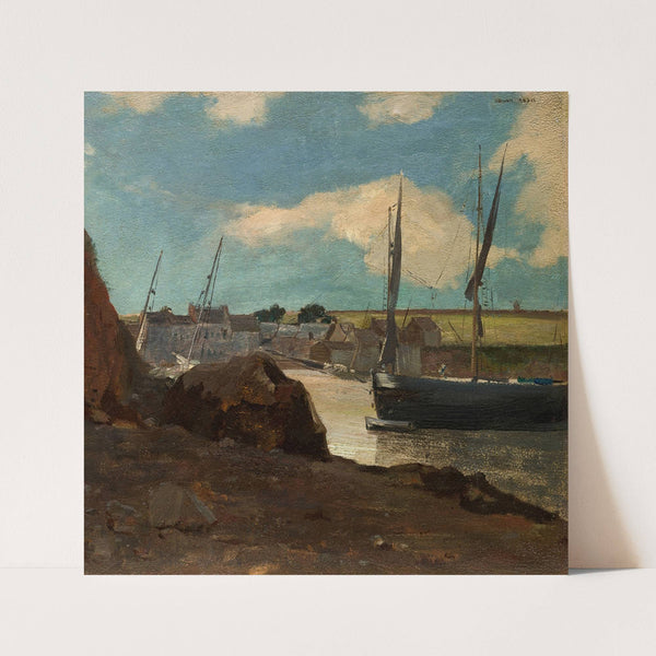 The Port of Morgat (1882) by Odilon Redon