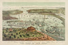 The Port of New York–Birds eye view from the Battery, looking south (1892)