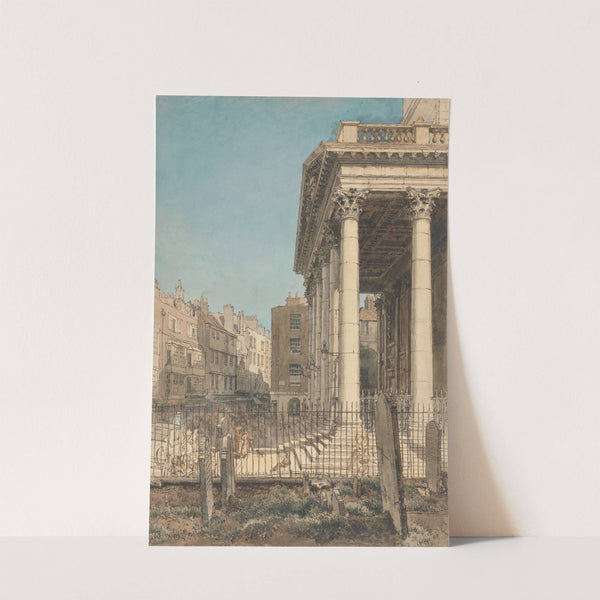 The Portico of St. Martin-in-the-Fields by William Henry Hunt