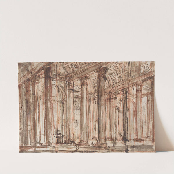 The Portico of the Pantheon by Giovanni Battista Piranesi