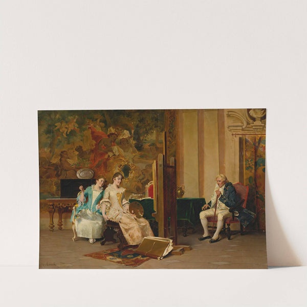 The Portrait Painter by Adriano Cecchi