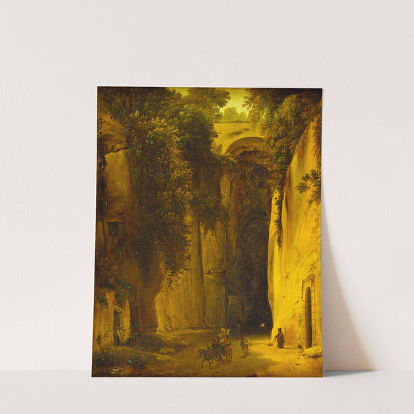 The Posillipo Grotto At Naples by Michelangelo Pacetti