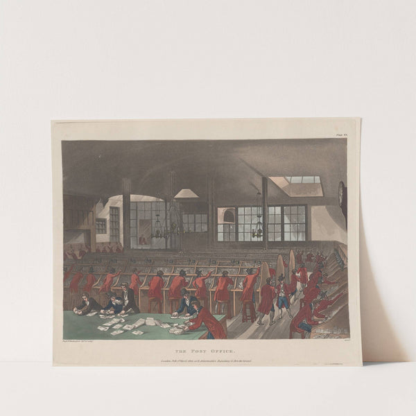 The Post Office (1809) by Thomas Rowlandson