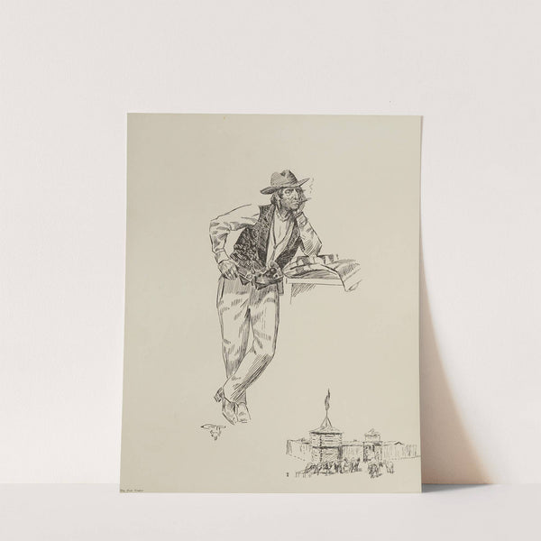 The Post Trader (orig_0003_1900) by Charles Marion Russell