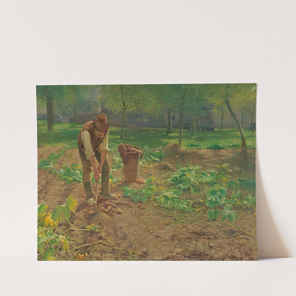 The Potato Harvest by Josef Kinzel