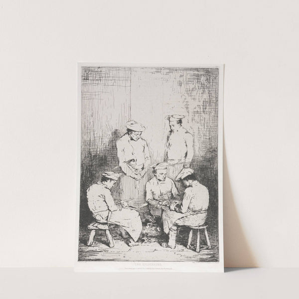 The Potato Peelers (1863) by Théodule Ribot