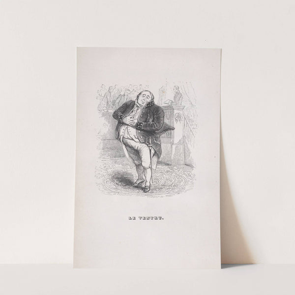 The Potbellied Man by J. J. Grandville