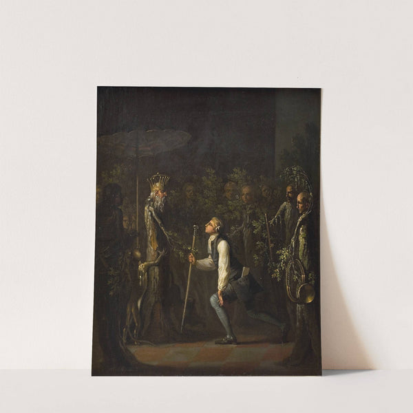 The Potuans are Surprised to see Niels Klim Genuflect in front of the Wise Prince (1785 – 1787) by Nicolai Abildgaard