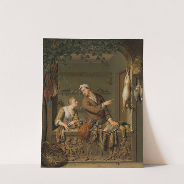 The Poultry Seller by Willem Van Mieris