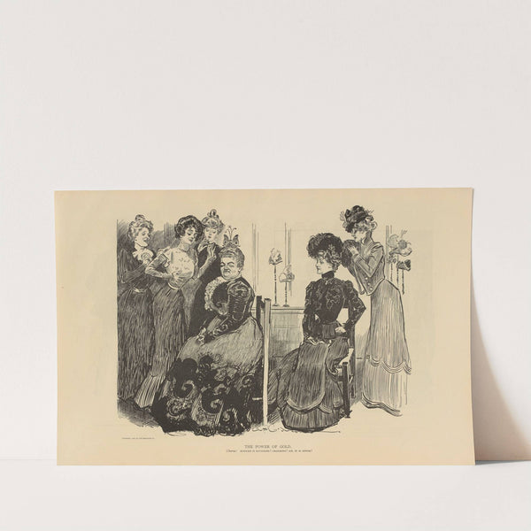 The power of gold (1893-1900) by Charles Dana Gibson