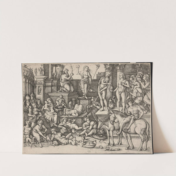 La Caricature; Ah! Mayeux! Mayeux!! Chian li li li! On m’a donc fichu mon nom sur le dos nom de D . . . !. (1830) by J. J. Granville