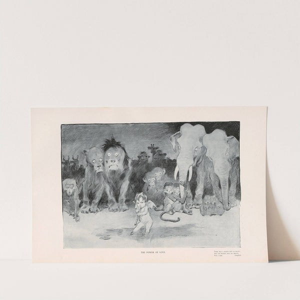 The power of love (1896) by Charles Dana Gibson