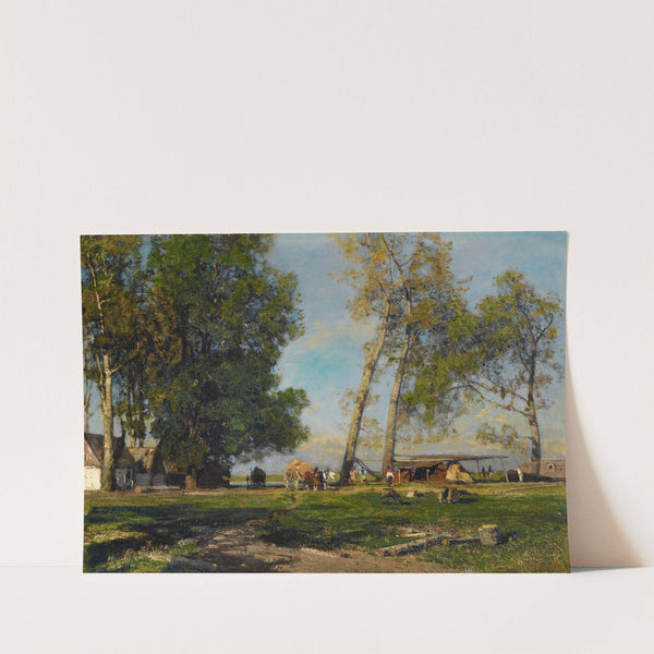 The Prater Gardens, Vienna by Emil Jakob Schindler