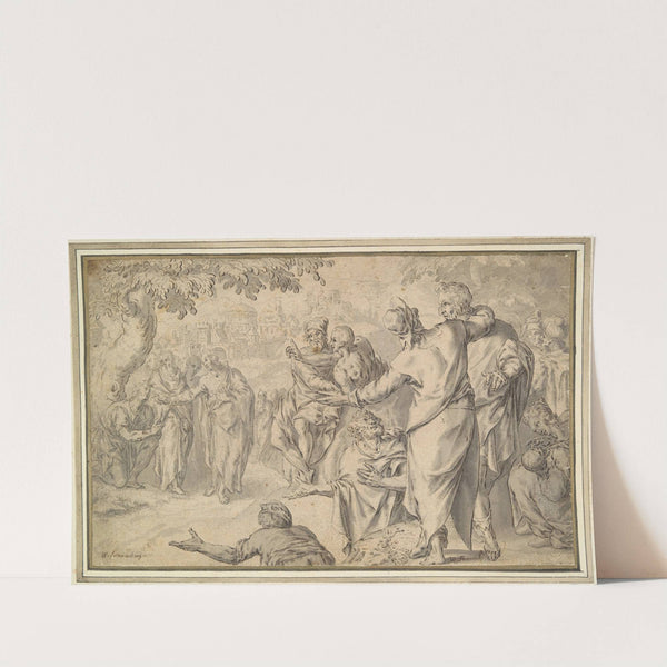 The preaching of St. John the Baptist by Willem Swanenburg