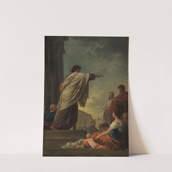 The Predication of Saint Paul by Joseph Benoît Suvée