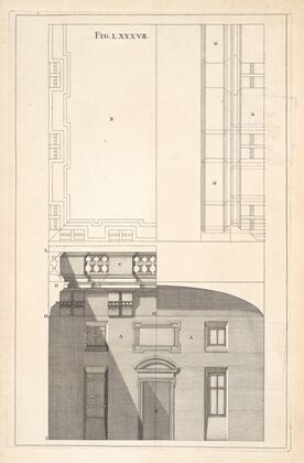 The preparation necessary to the following figure, and to all other horizontal perspectives, whether on flat or vaulted ceilings.