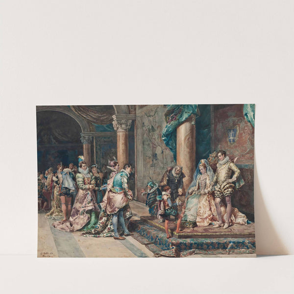 The presentation (1878) by Cesare Auguste Detti