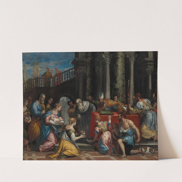The presentation in the temple by Carlo Caliari